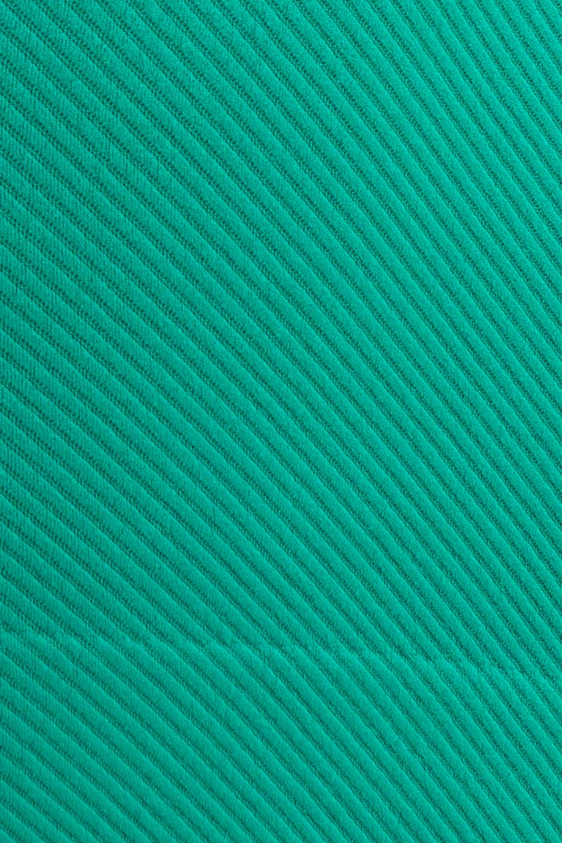 Green Tank Top Sleeveless Crew Neck Seamless