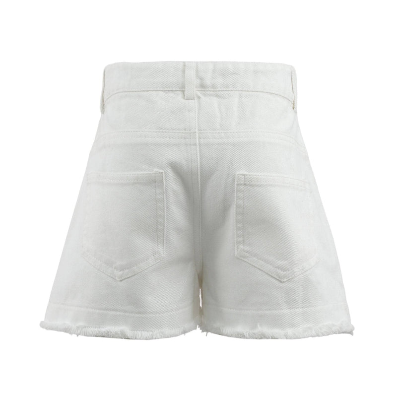 Love Doodle Denim Shorts