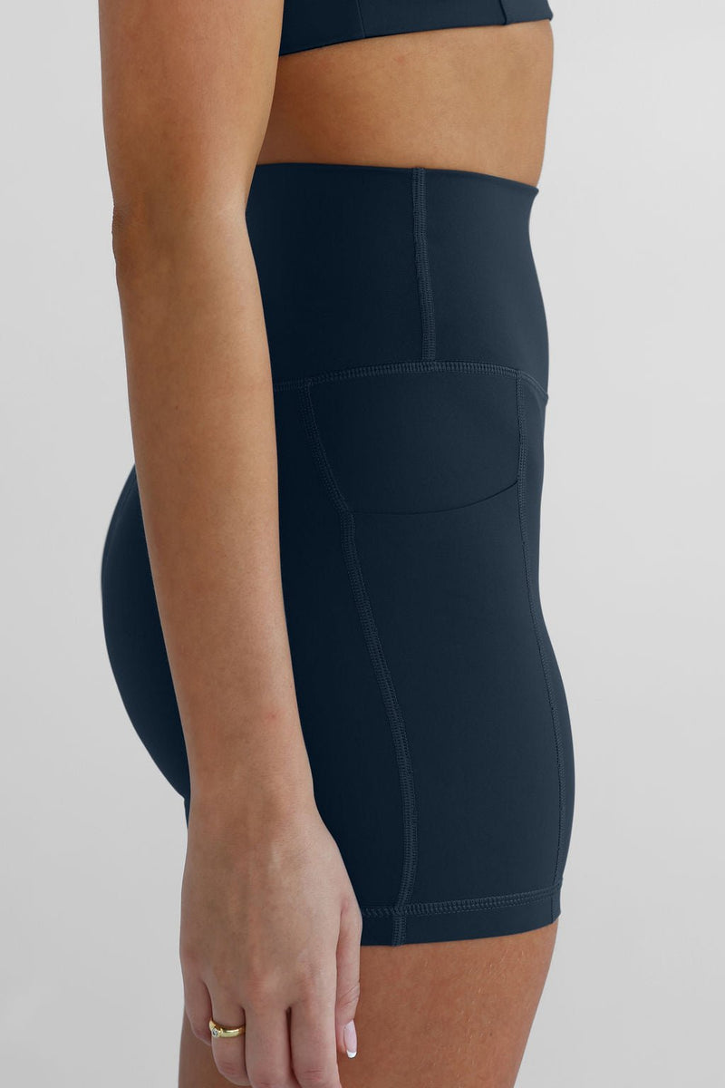 SCULPT Pocket Bike Shorts - Navy