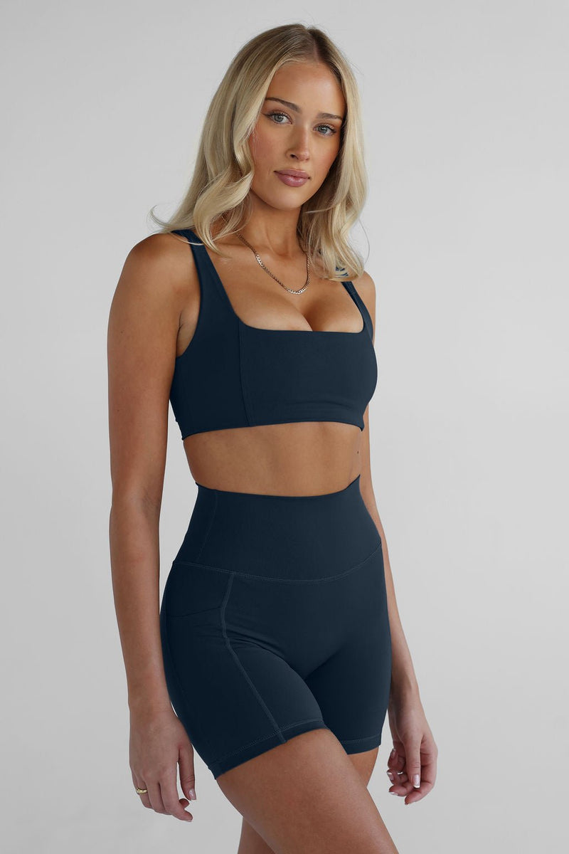 SCULPT Pocket Bike Shorts - Navy