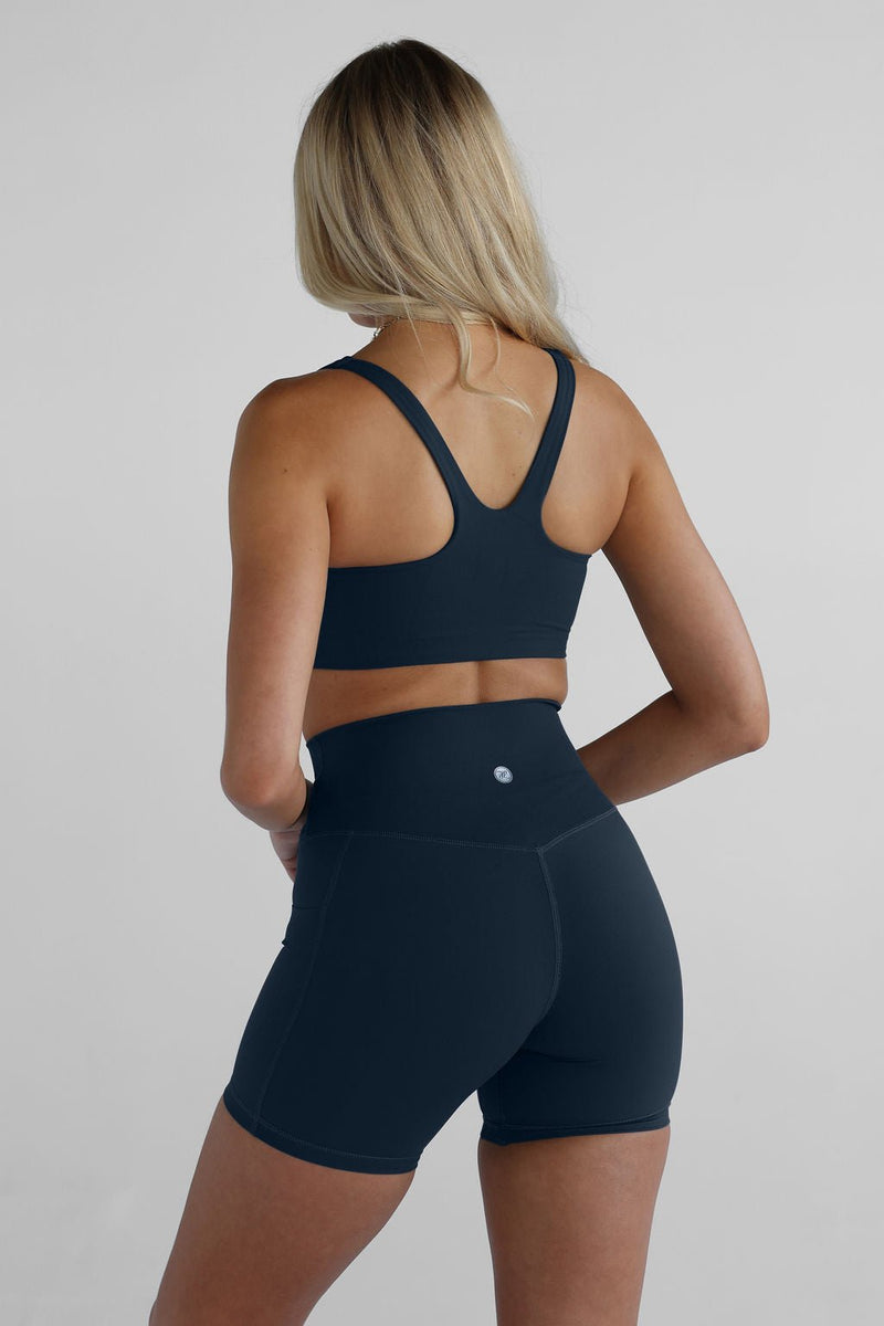SCULPT Pocket Bike Shorts - Navy