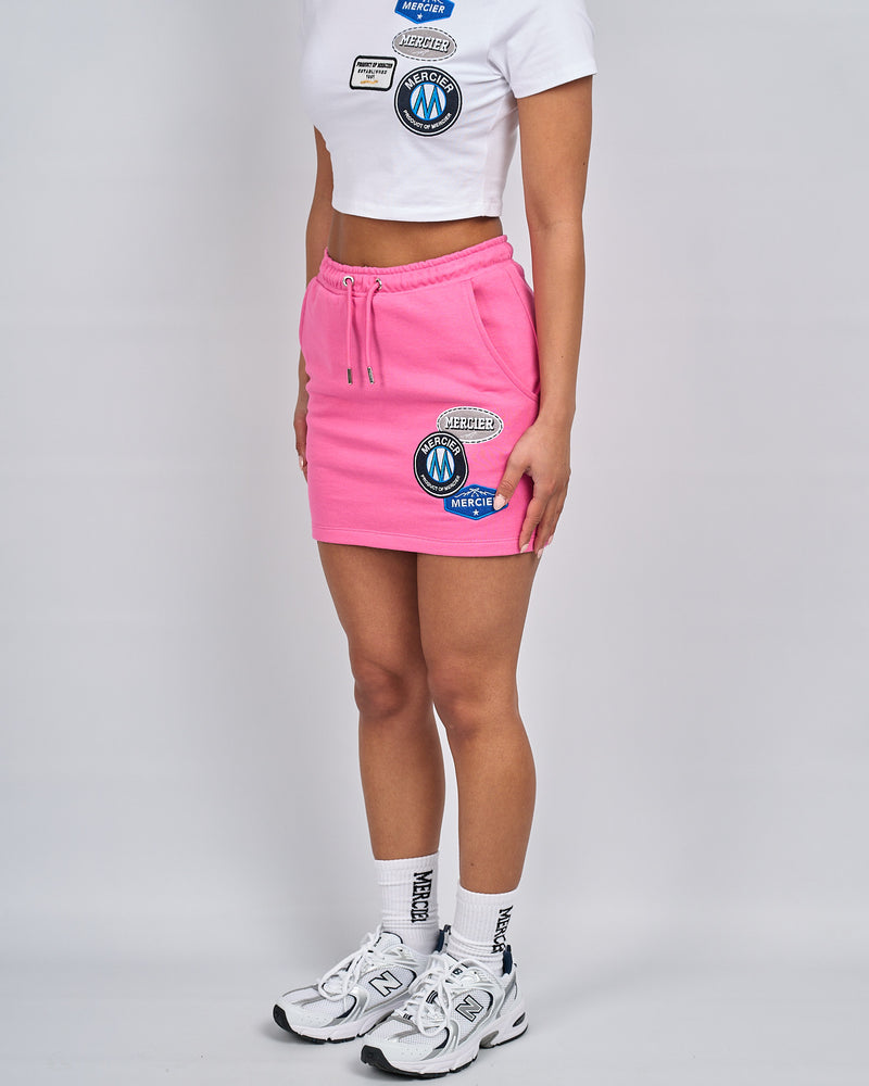 Womens Strawberry Moon OG Badge Mini Skirt