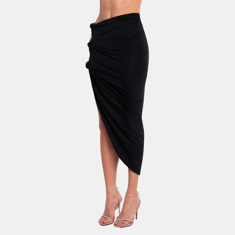 RUCHED Knot Skirt