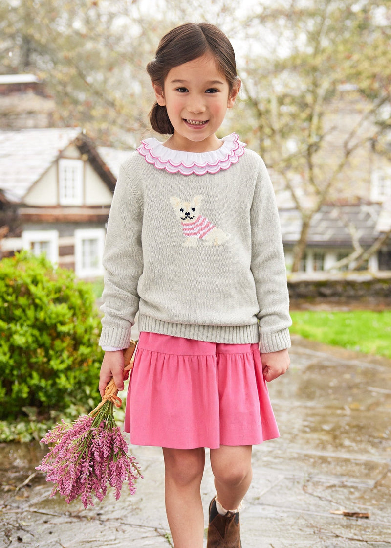 Jillian Skirt - Hot Pink Corduroy