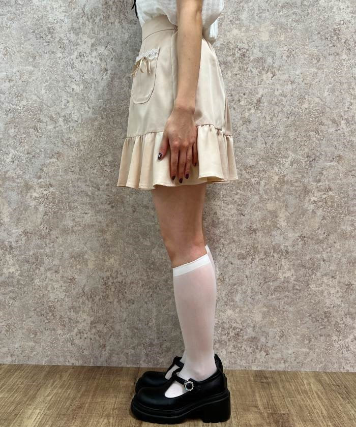 Pocket Design Mini Skirt