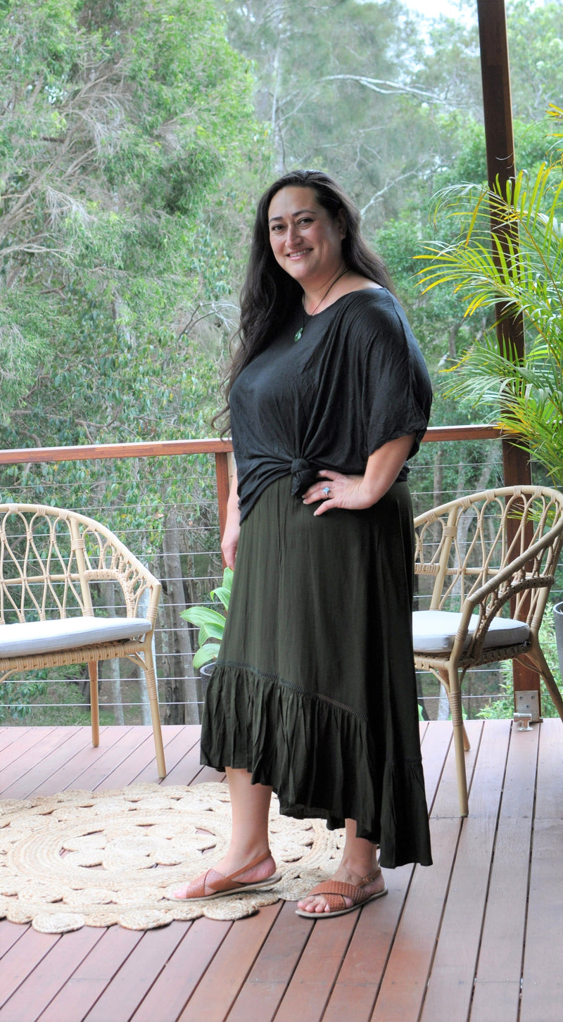 Sophia Skirt - Khaki