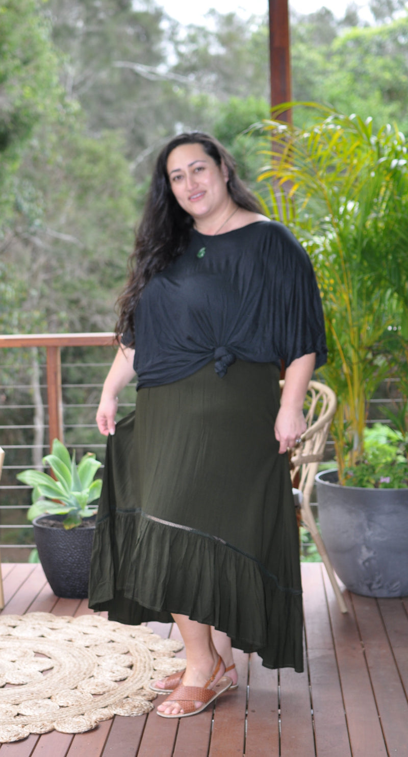 Sophia Skirt - Khaki