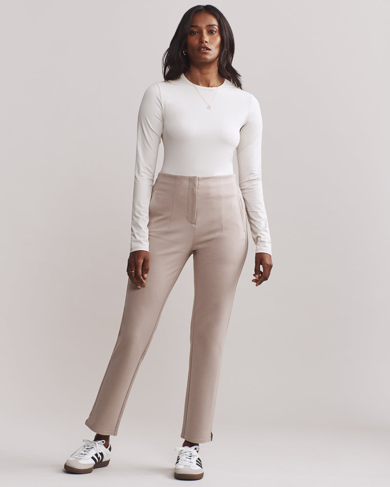 Coupe Ponte Pant -- Taupe