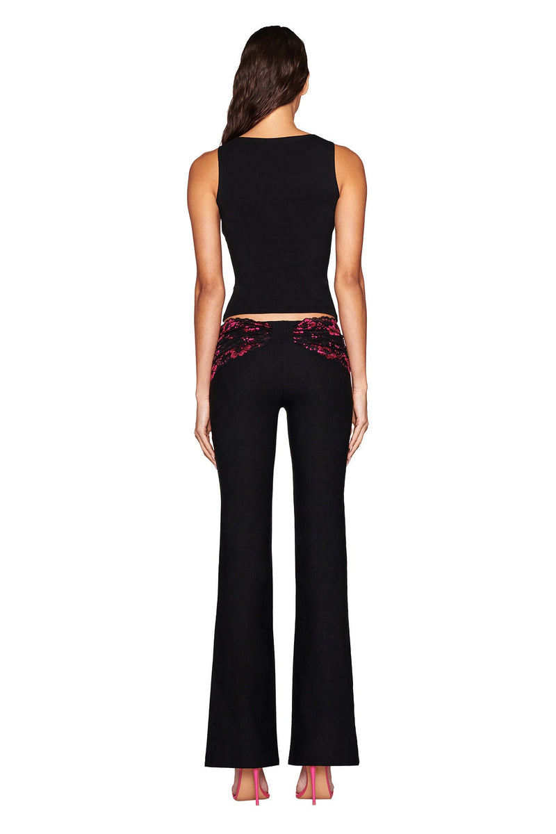 ANGELINA PANT - BLACK : LACE