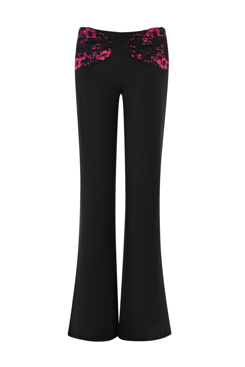 ANGELINA PANT - BLACK : LACE
