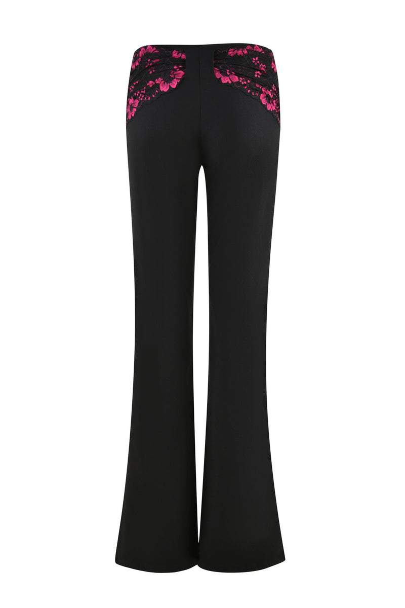 ANGELINA PANT - BLACK : LACE