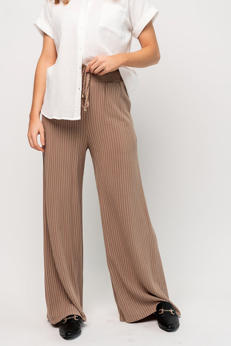 Maxwell Pant in Fawn Stripe - FINAL SALE