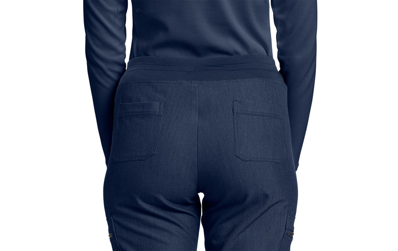 337T White Cross V-Tess Cargo Pockets Tall Pants