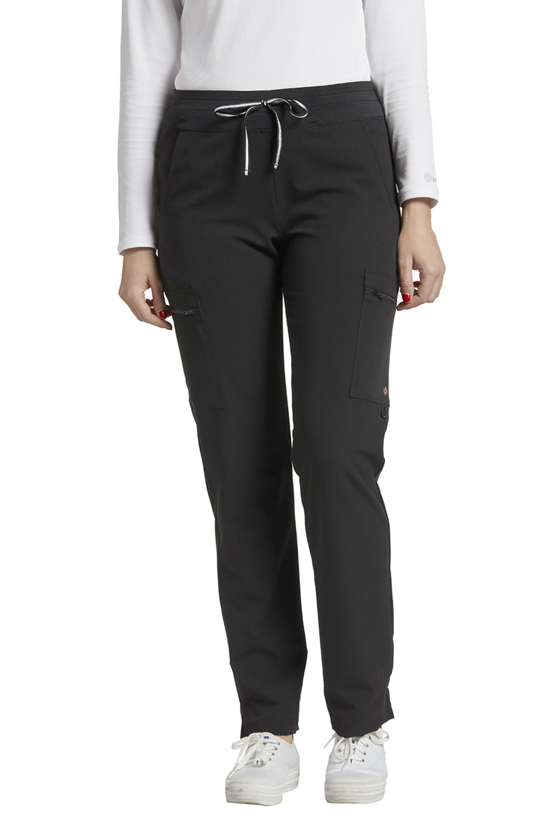 337T White Cross V-Tess Cargo Pockets Tall Pants