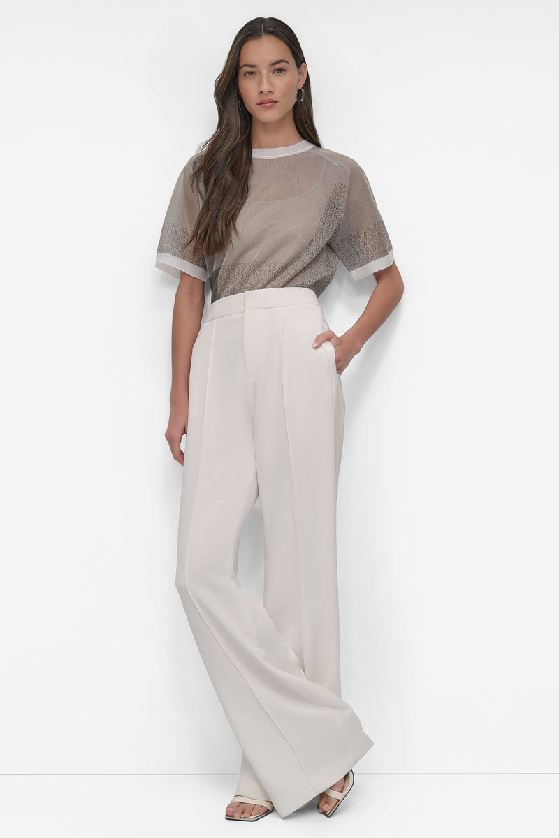 PANT WITH MESH INSET SIDE