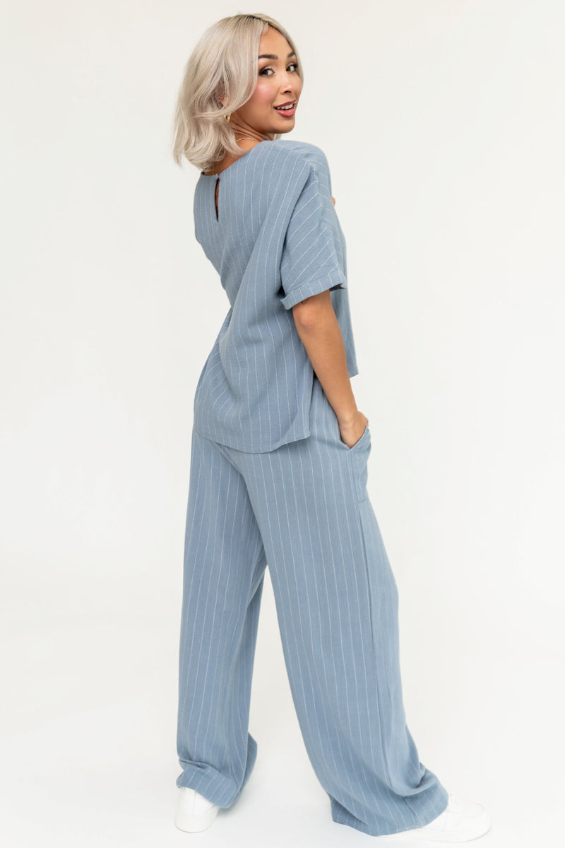 Sydney Pant in Blue - FINAL SALE