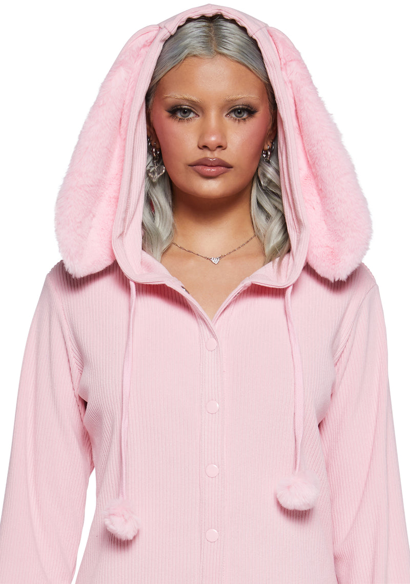 Your Snow Bunny Hooded Jumpsuit