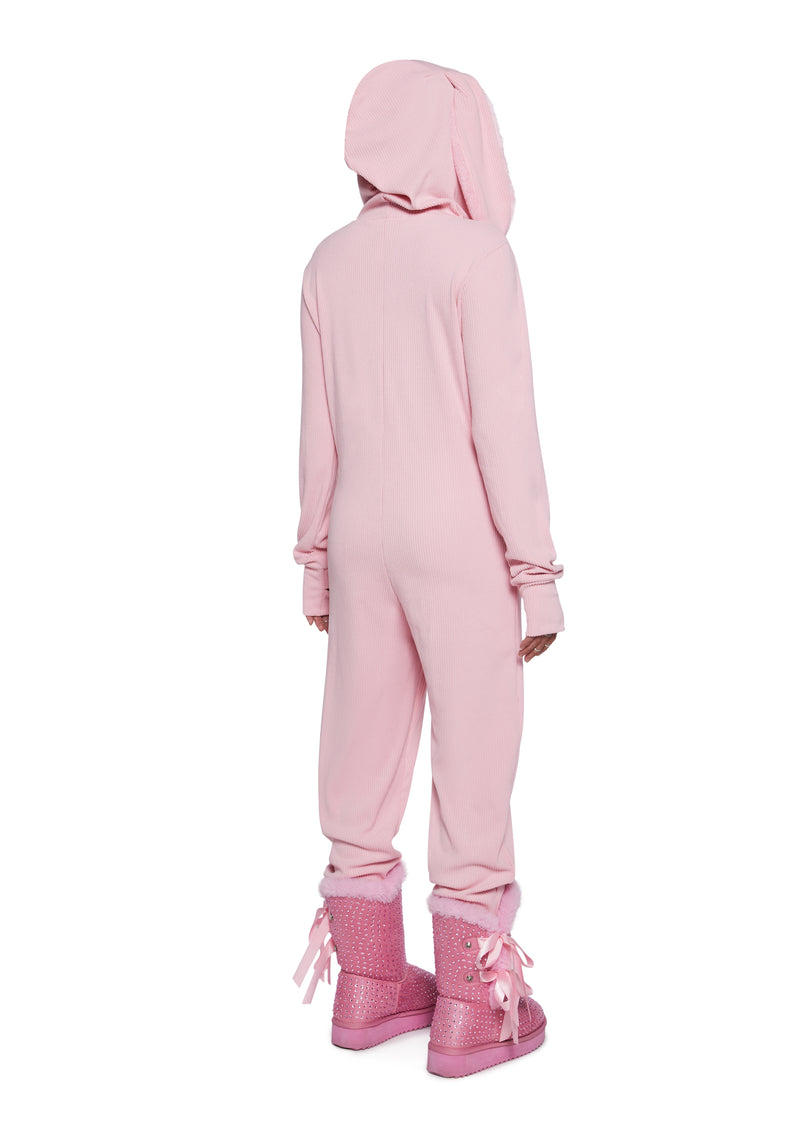 Your Snow Bunny Hooded Jumpsuit