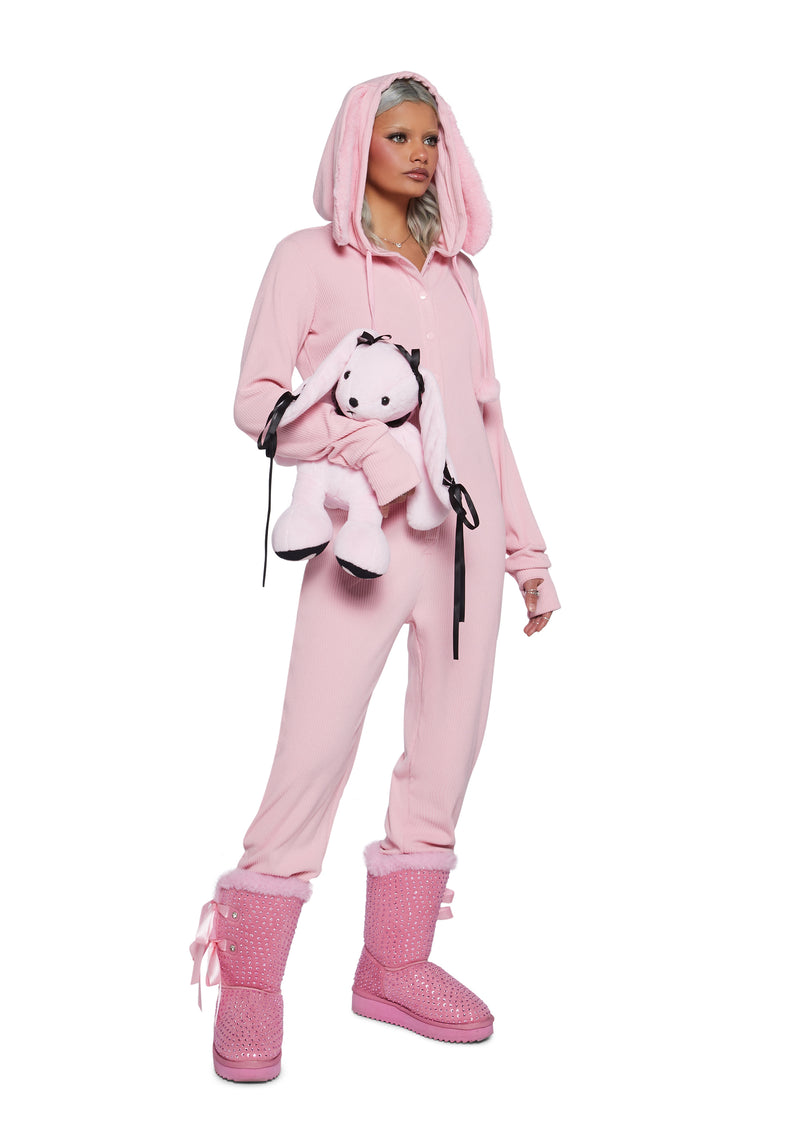 Your Snow Bunny Hooded Jumpsuit