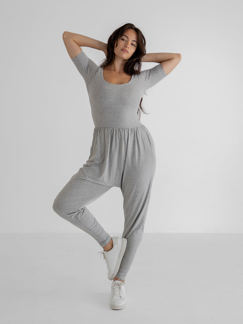 Sleeved Bōdhi Jumper, Heather Gray