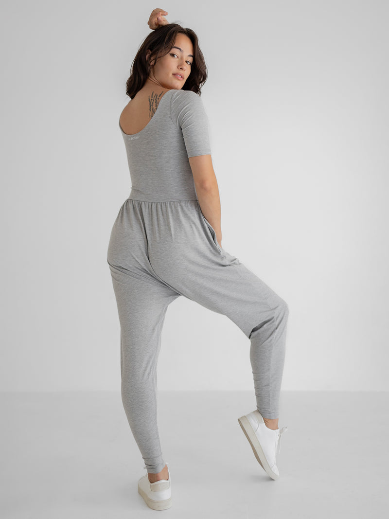 Sleeved Bōdhi Jumper, Heather Gray