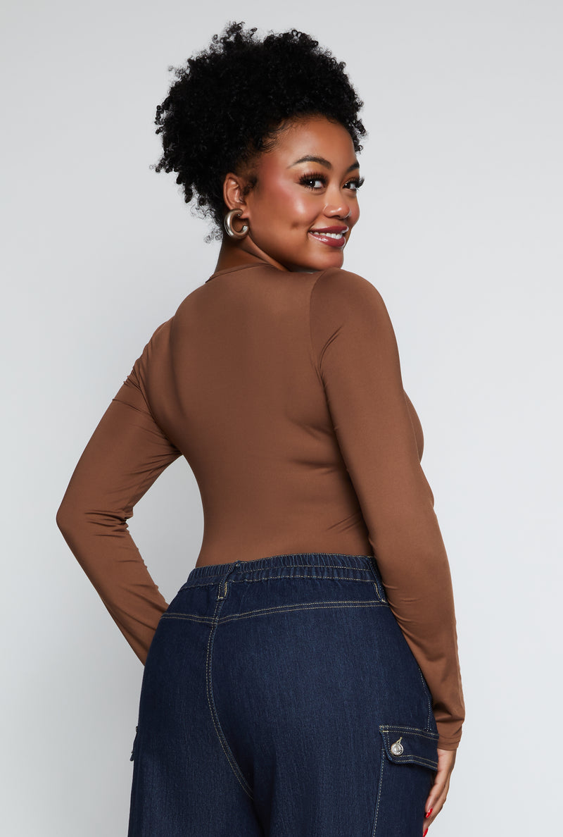 Plus Size Daisy Double Layer Bodysuit