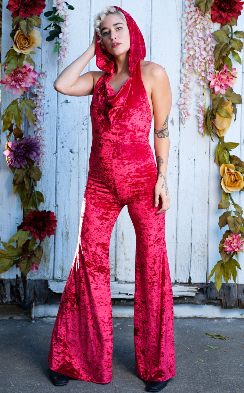 Fire Engine Red Mystique Onesie