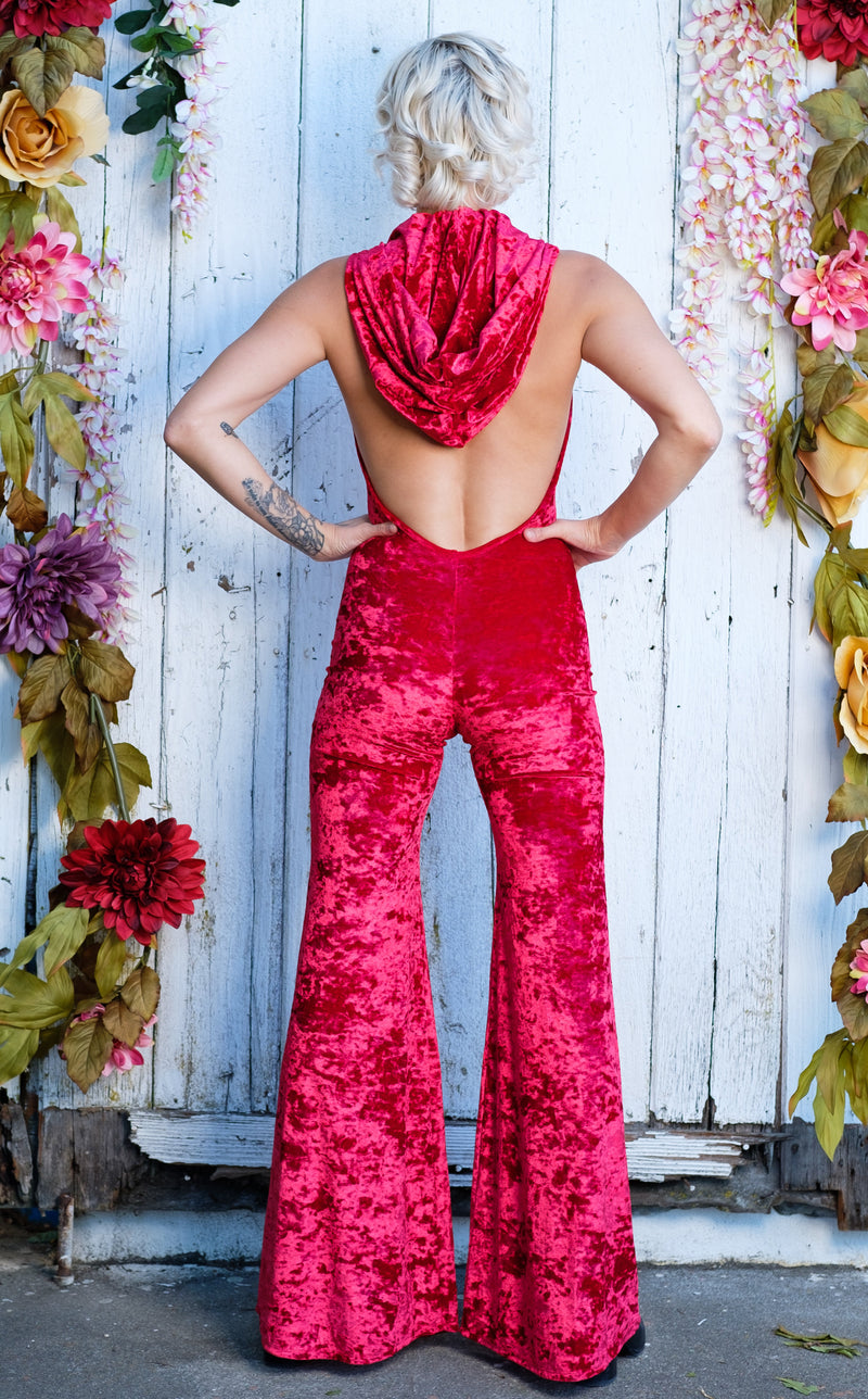 Fire Engine Red Mystique Onesie