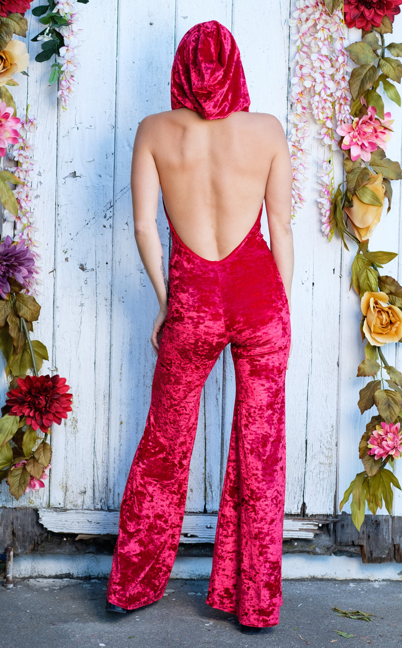 Fire Engine Red Mystique Onesie