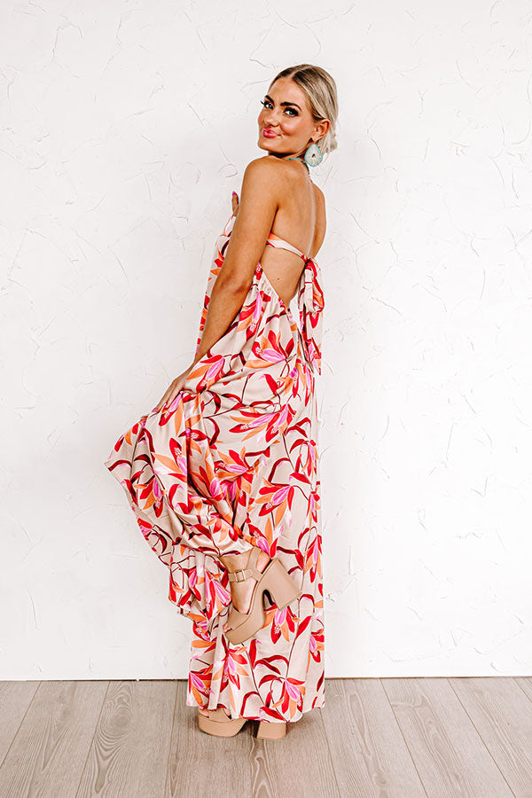 Caribbean Dreaming Satin Jumpsuit