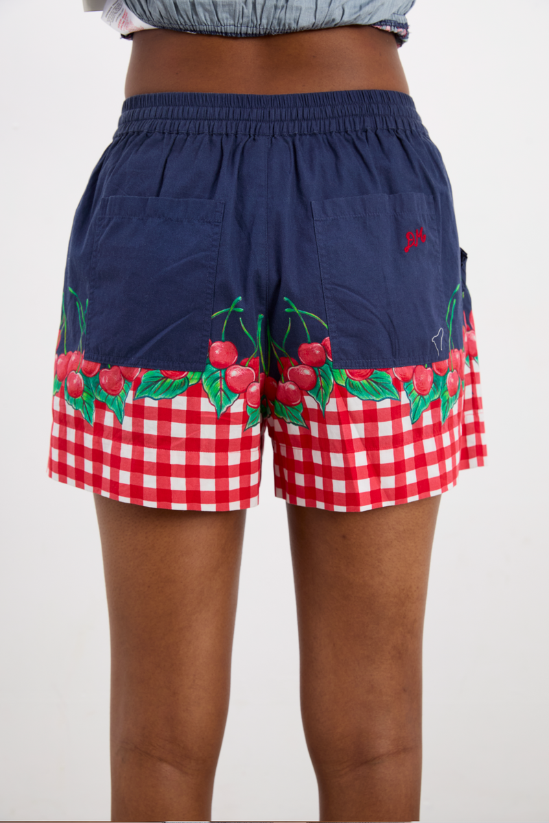 pull on shorts - cherry pie