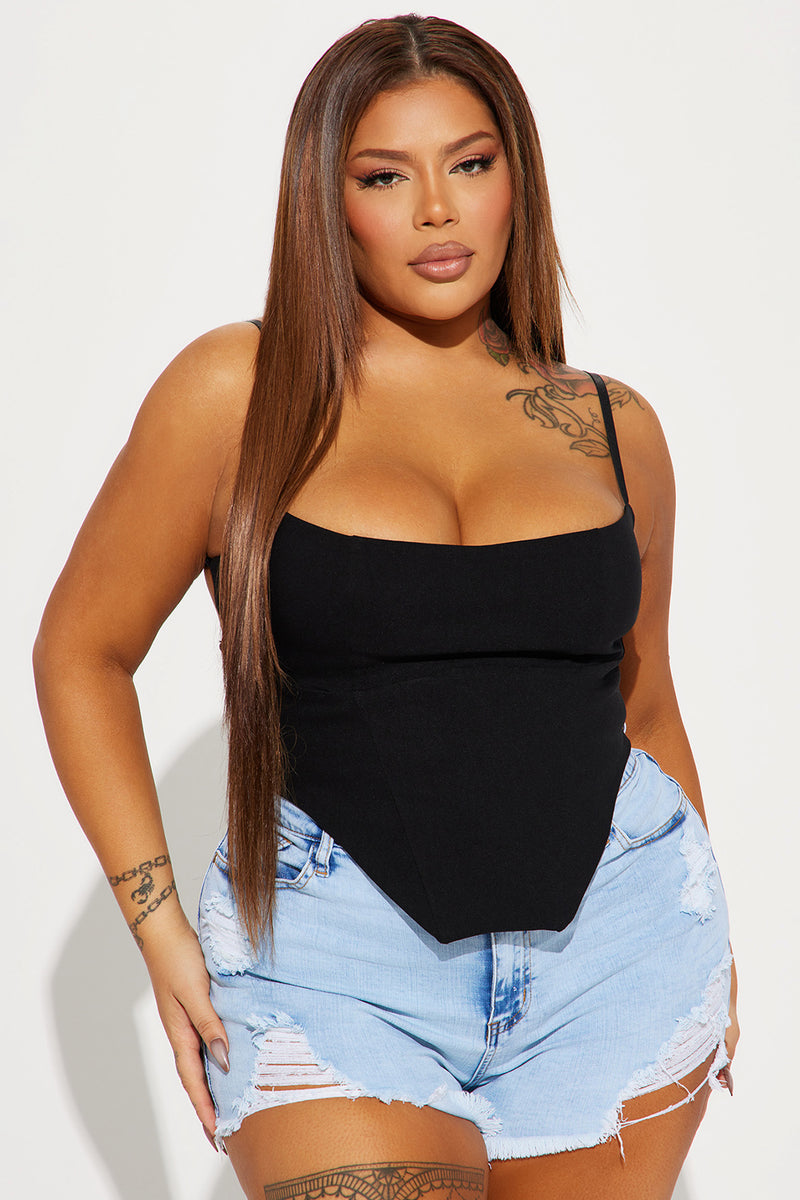 Crishelle Corset Top - Black