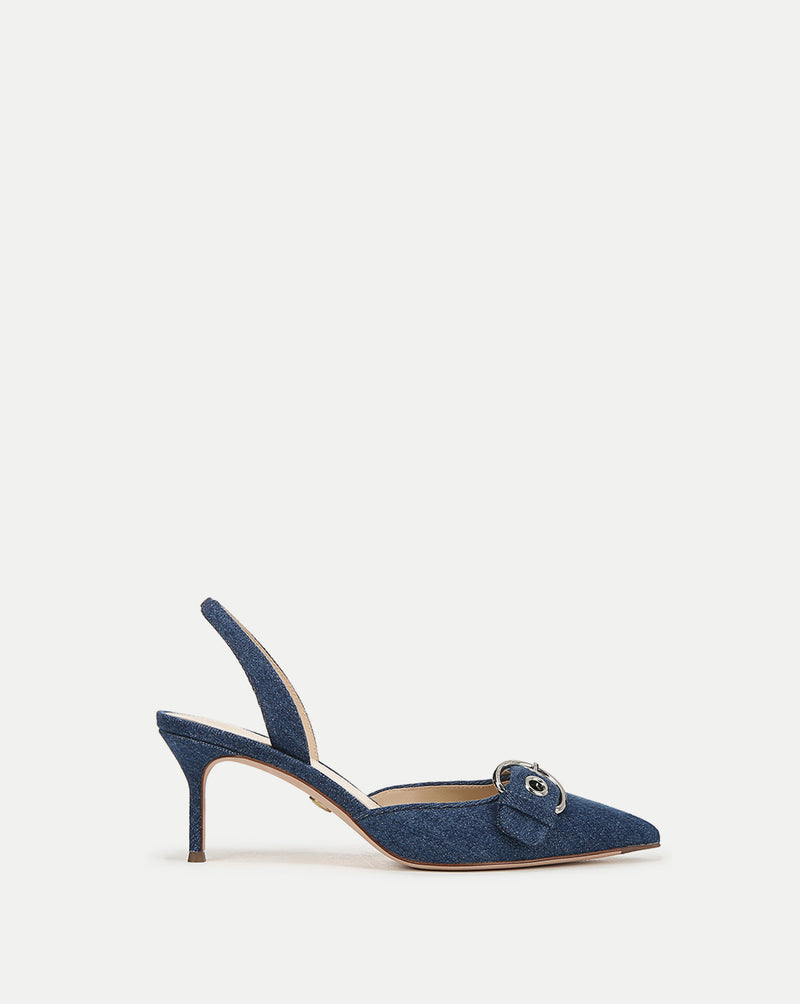 Roxy Denim Slingback Pump
