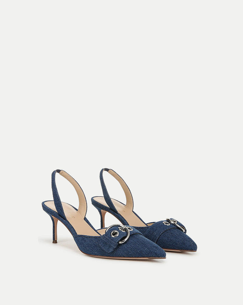 Roxy Denim Slingback Pump