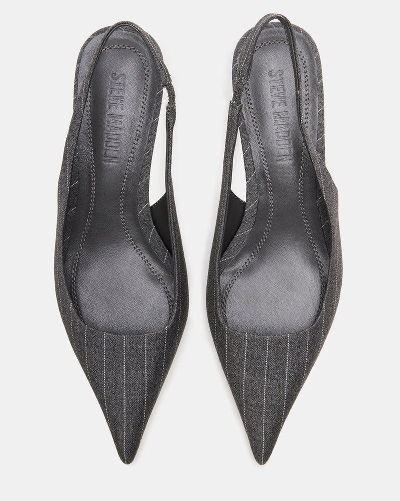 KITTIE GRAY PINSTRIPE