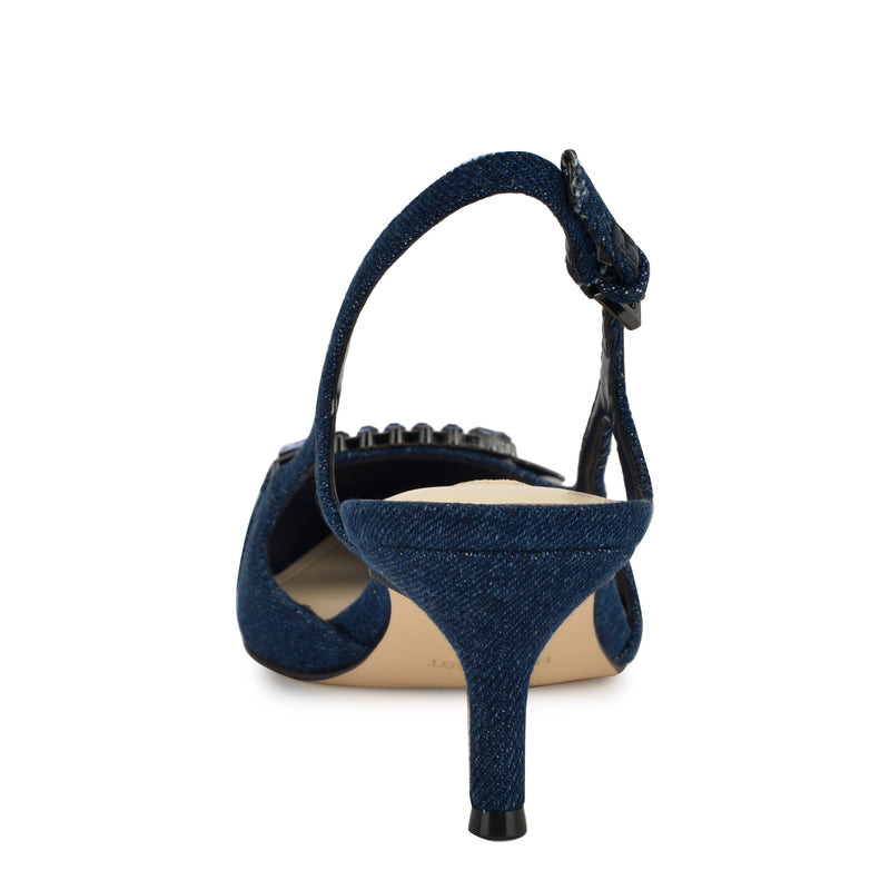 Neeri Pointy Toe Slingbacks