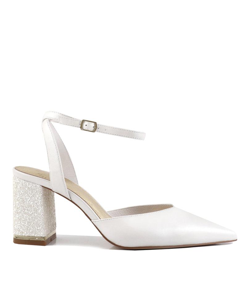 ODYSSEY - POINTED CLOSED TOE BRIDAL HEELS - SALE