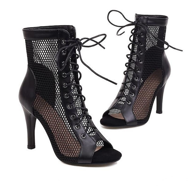 DS Women's Customized Heel Suede Sole  Dance Boots Dance Heels