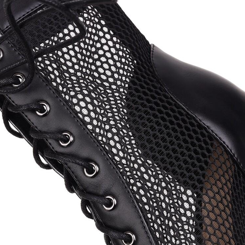 DS Women's Customized Heel Suede Sole  Dance Boots Dance Heels