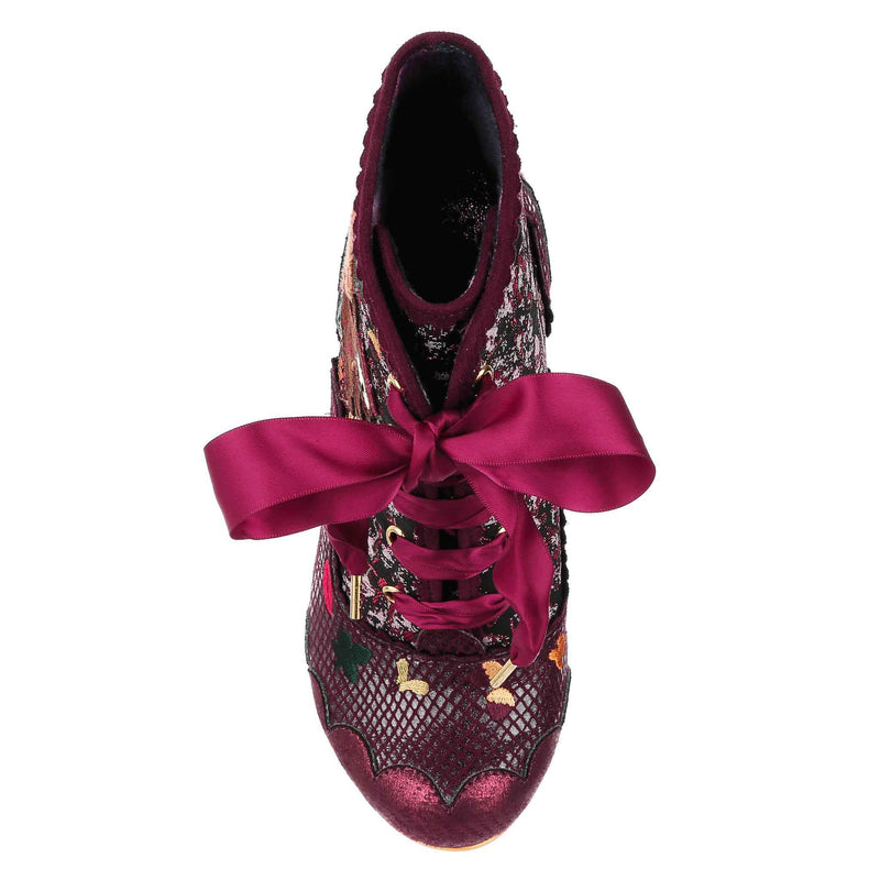 Irregular Choice Womens Squirrel Away High Heel - Red