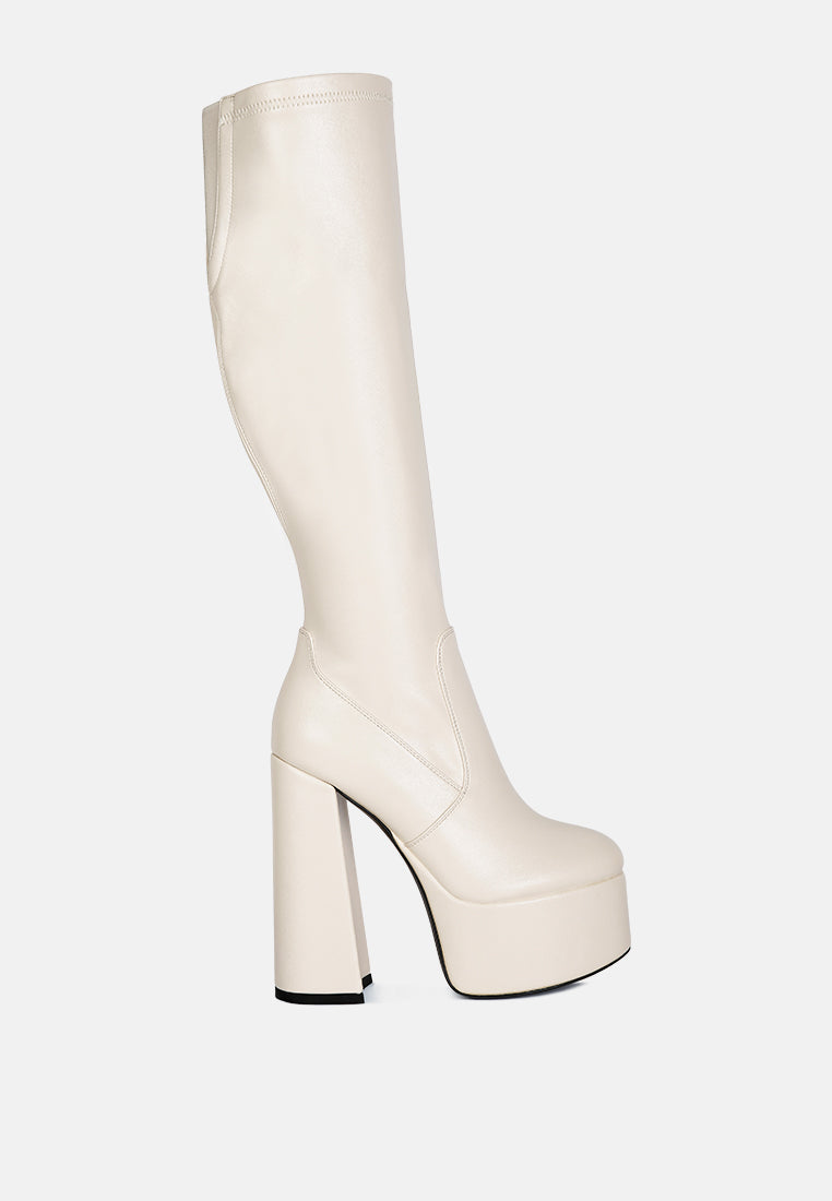 coraline high block heeled calf boots