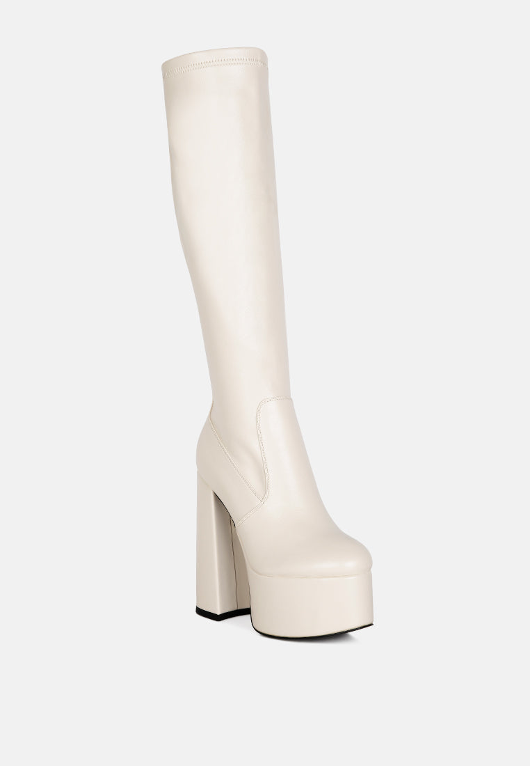 coraline high block heeled calf boots