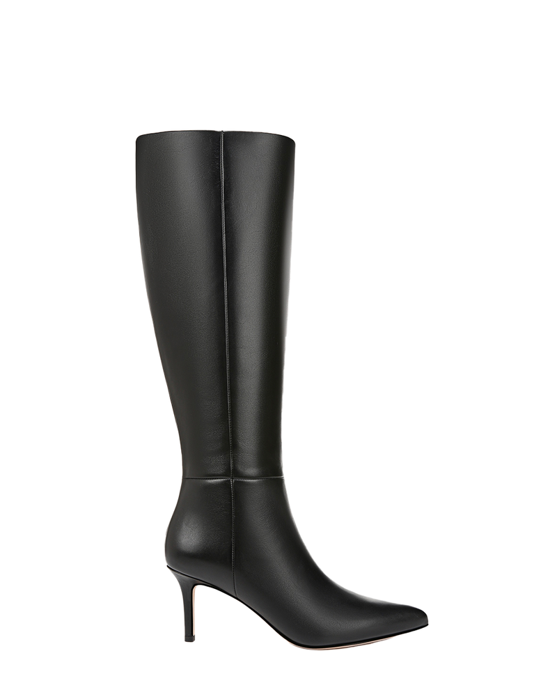 Lisa Leather Mid-Heel Tall Boot