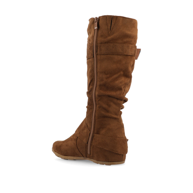 JESTER KNEE HIGH BOOTS IN WIDE CALF