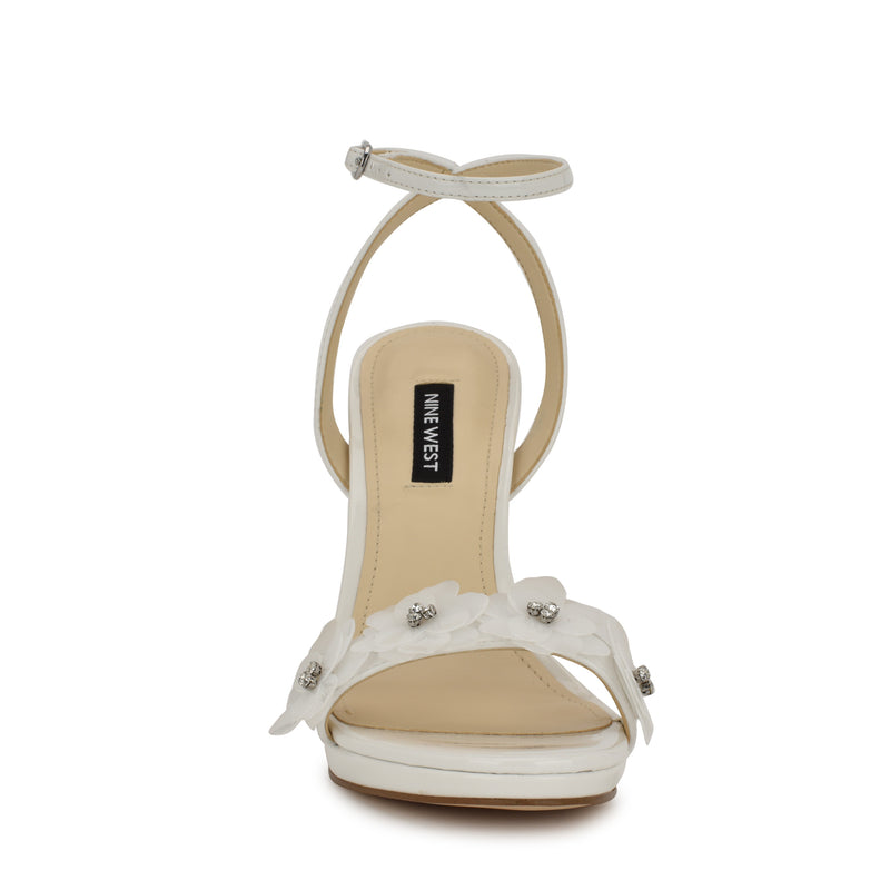 Lovely Flower Platform Sandals