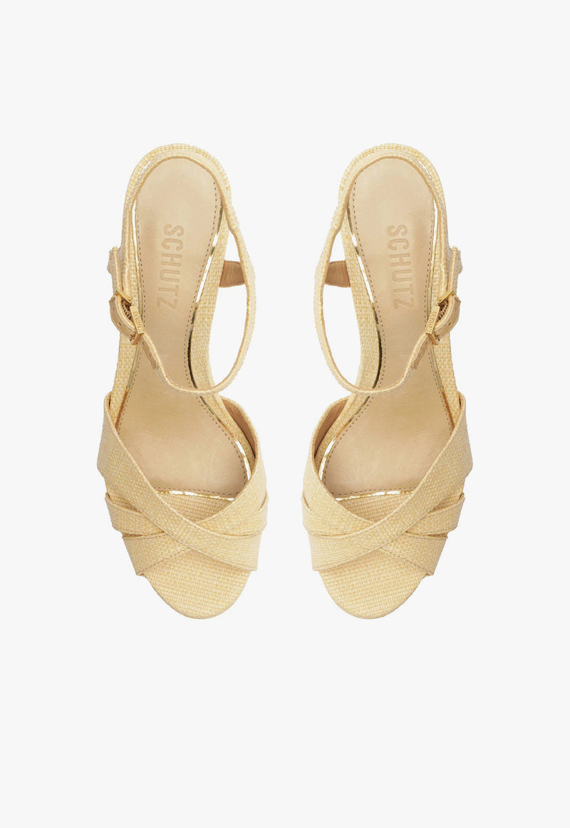 Keefa Raffia Sandal