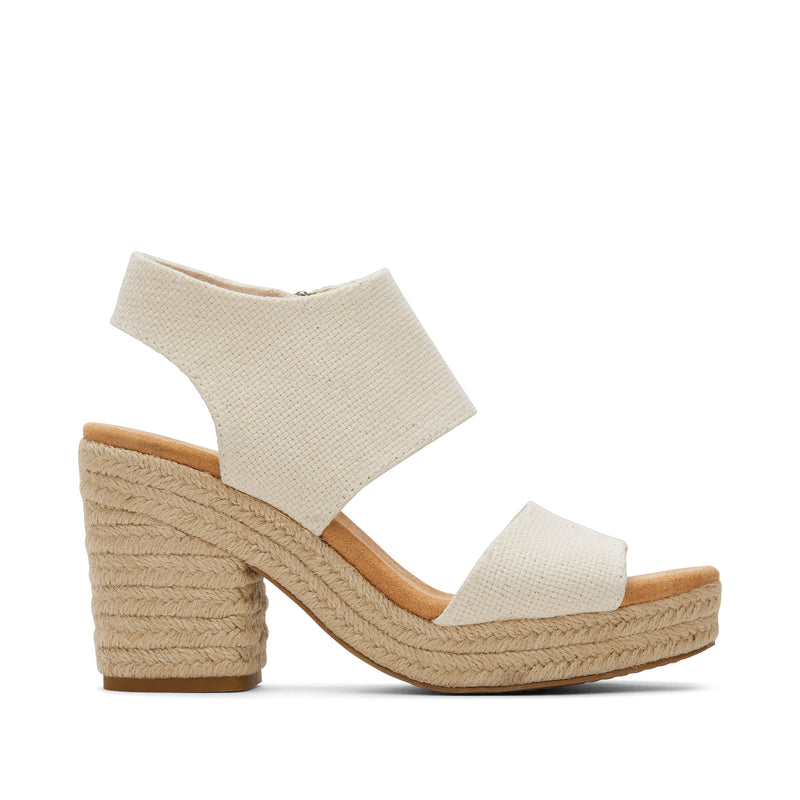 Majorca Rope Natural Platform Sandal