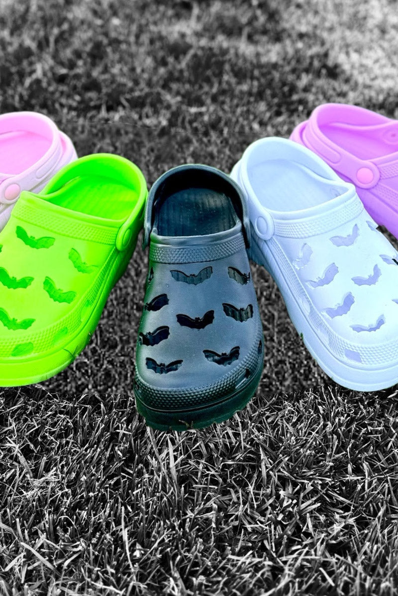 R.I.P.S Bat Goth Clogs [Black]