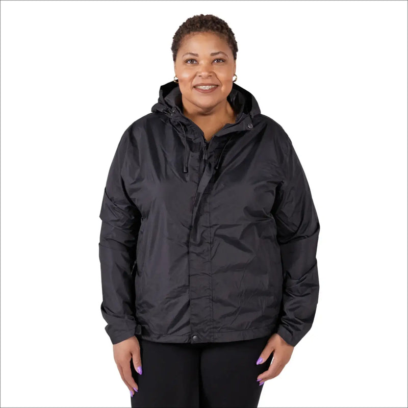 Women's Plus Size Rain Jacket – The POD - Packable, Lightweight, Waterproof, Sizes 1X–6X