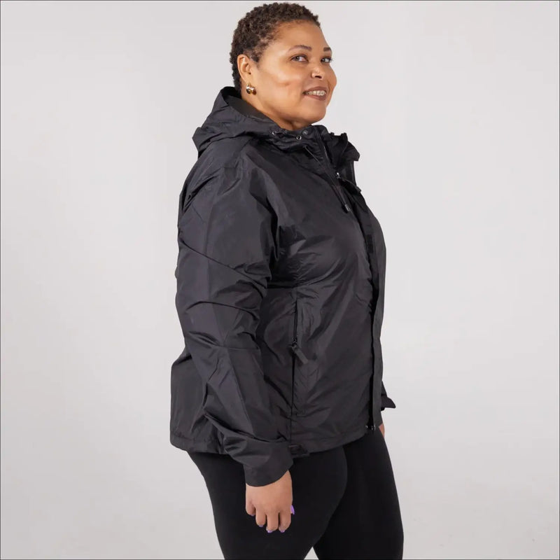 Women's Plus Size Rain Jacket – The POD - Packable, Lightweight, Waterproof, Sizes 1X–6X
